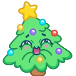 😂 pohon Natal, liburan, perayaan, kartun, stiker telegram sticker