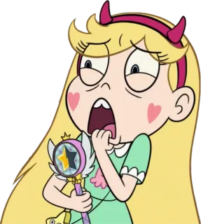 😮 Star Butterfly Star vs. the Forces of Evil การ์ตูน, เจ้าหญิง, เวทมนตร์, ดาว, แอนิเมชั่น telegram sticker