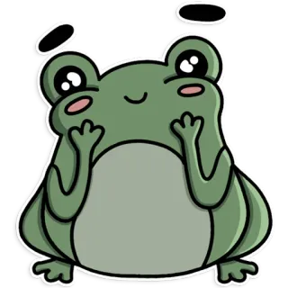 Frog's Fine Box whatsapp stickers