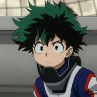 🔥 Izuku Midoriya My Hero Academia Anime, My Hero Academia, Izuku Midoriya, Deku, Héroe, Manga, Dibujos animados whatsapp sticker