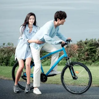 🚴‍♂️ coppia, bicicletta, romanticismo, amore, andare in bici, all'aperto, giro in bici telegram sticker