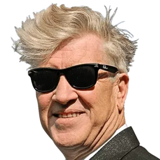 😎 David Lynch 監督, 映画監督, サングラス, セレブ, 俳優, デヴィッド・リンチ telegram sticker
