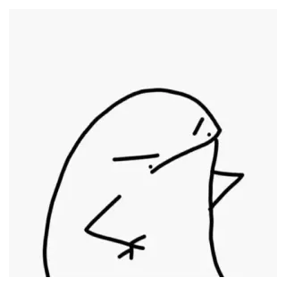 💟 Desenho animado, Florkofcows, Boneco palito, Desenho, Meme, Sarcástico whatsapp sticker