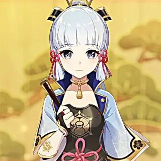 ❄️ Kamisato Ayaka Genshin Impact Anime, Gadis, Video game, Genshin Impact, Kamisato Ayaka telegram sticker
