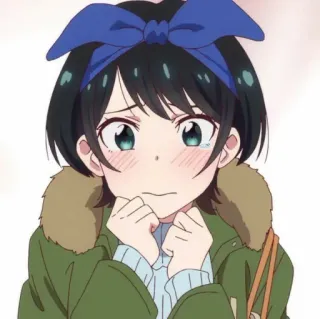 🍧 Ruka Sarashina Rent-A-Girlfriend อนิเมะ, ผู้หญิง, น่ารัก, ตัวละคร, Ruka Sarashina, Rent-A-Girlfriend telegram sticker