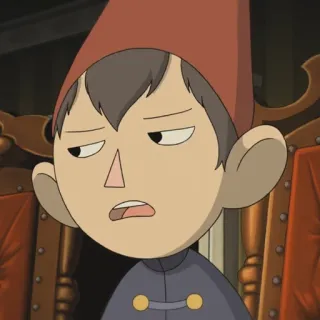 🍫 Wirt Over the Garden Wall 花园墙外, 卡通, 角色, 沃特, 动画, 电视剧 telegram sticker