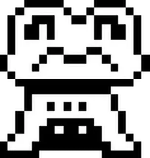 🔥 rana, pixel, 8-bit, retro, juego, animal whatsapp sticker
