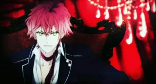 😏 Ayato Sakamaki Diabolik Lovers Anime, Vampire, cheveux rouges, Bishonen, Garçon anime, Diabolik Lovers telegram sticker