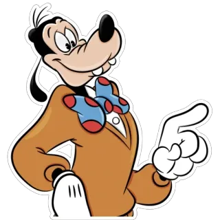 ☺️ Goofy Гуфи, Дисней, мультфильм, персонаж, стикер telegram sticker