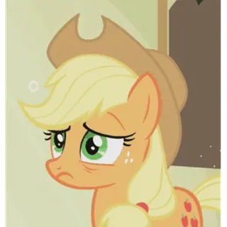 😵‍💫 Applejack My Little Pony Pony, Cartoon, Tier, Pferd, Freundschaft telegram sticker