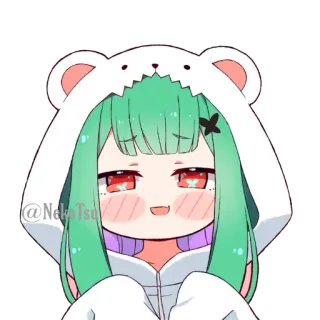 😊 @NekoTsu Anime, Desenho animado, Fofo, Personagem telegram sticker