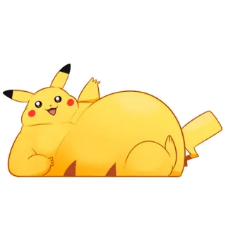 Fat Pikachu whatsapp stickers