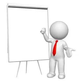 📜 presentation, whiteboard, meeting, stick figure, businessman telegram sticker