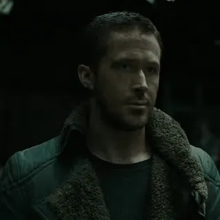 😐 K Blade Runner 2049 K, Blade Runner 2049, Ryan Gosling, film, movie, character telegram sticker