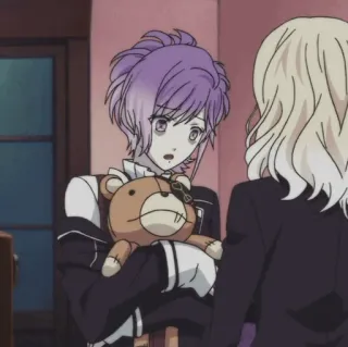 🧸 Kanato Sakamaki Diabolik Lovers anime, diabolik lovers, kanato sakamaki, vampire, teddy bear telegram sticker