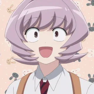😀 Najimi Osana Komi Can't Communicate アニメ, 漫画, ポートレート, かわいい, 面白い telegram sticker