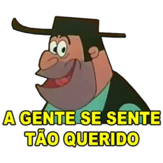 🙂 A GENTE SE SENTE TÃO QUERIDO telegram sticker