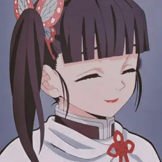🍭 Kanao Tsuyuri Demon Slayer Anime, Manga, Demon Slayer, Kanao Tsuyuri, Kartun, Karakter whatsapp sticker