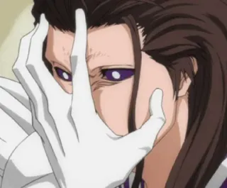 🤬 Sosuke Aizen Bleach anime, villain, evil, manga, aizen telegram sticker