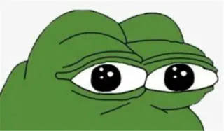 🐸 Pepe the Frog Пепе, лягушка, мем, интернет, мультфильм telegram sticker