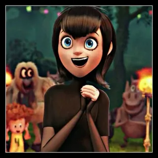 🖤 Mavis Dracula Hotel Transylvania Desenho animado, Vampiro, Animado, Hotel Transilvânia, Mavis, Drácula, Monstro telegram sticker