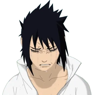 😥 Sasuke Naruto sasuke, naruto, anime, crying, manga, sad telegram sticker