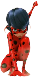 🐞 Ladybug Miraculous: Tales of Ladybug & Cat Noir 瓢虫, 瓢虫少女, 卡通, 超级英雄, 玛丽娜·杜潘-程 whatsapp sticker