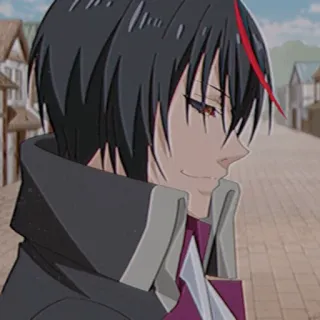 🥀 Benimaru That Time I Got Reincarnated as a Slime Anime, Manga, Isekai, Benimaru, Señor demonio, Reencarnado en slime whatsapp sticker