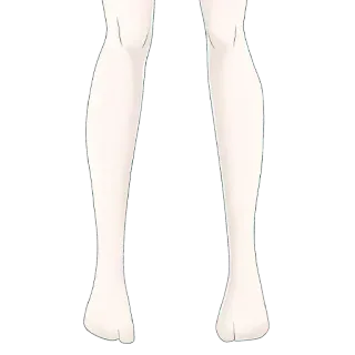 🍑 jambes, pieds, anatomie telegram sticker
