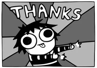 👍 THANKS cartoon, thanks, middle finger, offensive, greeting whatsapp sticker