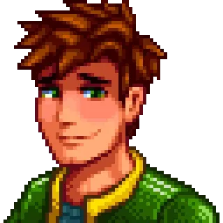 ☺️ Shane Stardew Valley videojuego, pixel art, personaje, Shane, Stardew Valley telegram sticker