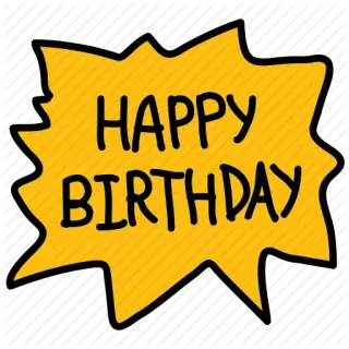 🎉 HAPPY BIRTHDAY Geburtstag, Gruß, Feier, Fröhlich, Karte telegram sticker