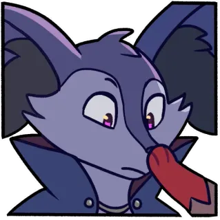 👈 fictional anthropomorphic creature telegram sticker