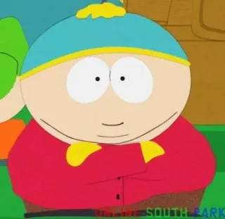 🌟 Eric Cartman South Park SOUTH PARK cartone animato, commedia, animazione, serie TV, personaggio telegram sticker