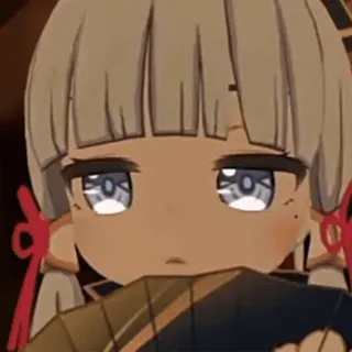 😒 Ayaka Genshin Impact Anime, Personaggio, Fan, Carino telegram sticker