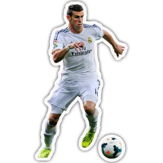 ️ futebol, atleta, futebol, esporte, jogador, Bale whatsapp sticker
