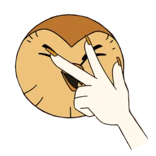 😖 Hooty The Owl House hibou, dessin animé, symbole paix, drôle, Hooty, The Owl House telegram sticker