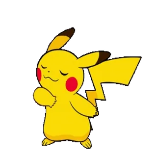 🕺 Pikachu Pikachu, pokemon, cartoon, cute, anime, yellow telegram sticker