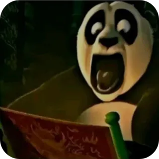 😱 Po Kung Fu Panda whatsapp sticker
