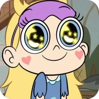 🥰 Star Butterfly Star vs. the Forces of Evil cartoon, animated, character, princess, magic, stars telegram sticker
