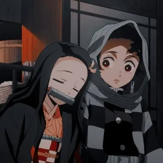 😴 Nezuko Kamado Demon Slayer anime, demon slayer, nezuko, tanjiro whatsapp sticker