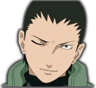 😉 Shikamaru Nara Naruto anime, naruto, shikamaru, sticker, character, shikamaru nara telegram sticker