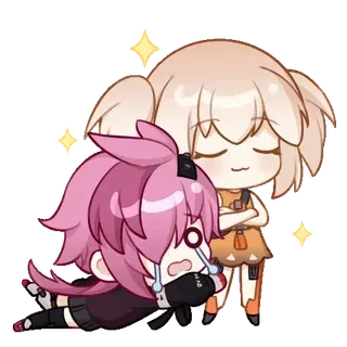 😭 Anime, Cartoon, Niedlich, Weinend, Kawaii, Sticker whatsapp sticker