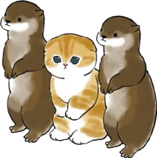 Kittens mofu_sand 2 telegram stickers