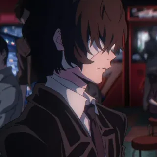 🕸 Osamu Dazai Bungo Stray Dogs Anime, Karakter, Dazai, Osamu Dazai, Bungo Stray Dogs, Perban telegram sticker