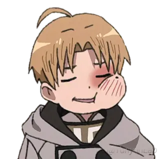 🤕 애니메이션, 소년, 행복한, 어린이, 만화 telegram sticker