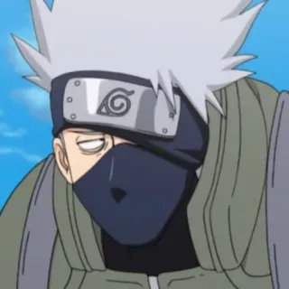😣 Kakashi Naruto アニメ, カカシ, ナルト, 漫画, キャラクター telegram sticker