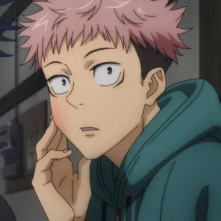 🍂 Yuji Itadori Jujutsu Kaisen Anime, Manga, Jujutsu Kaisen, Yuji Itadori, Charakter, Cartoon, Animation whatsapp sticker