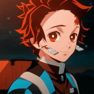 🙂 Tanjiro Kamado Demon Slayer Anime, Demon Slayer, Tanjiro, Mangá, Desenho animado whatsapp sticker