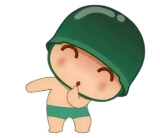 🙃 Hoạt hình, Quân nhân, Mũ bảo hiểm, Dễ thương, Quân đội, Kawaii telegram sticker
